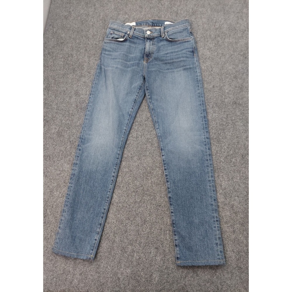 Baldwin Jeans Mens 31x31 Blue Medium‎ Wash Modern Slim Stretch BLDWN  USA Made